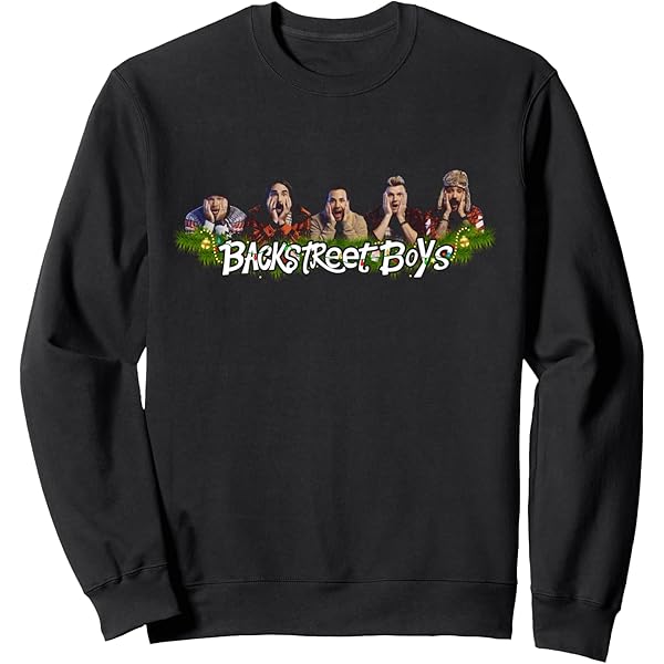 Amazon.com: Backstreet Boys BSB X-Mas Gingerbread Sweatshirt